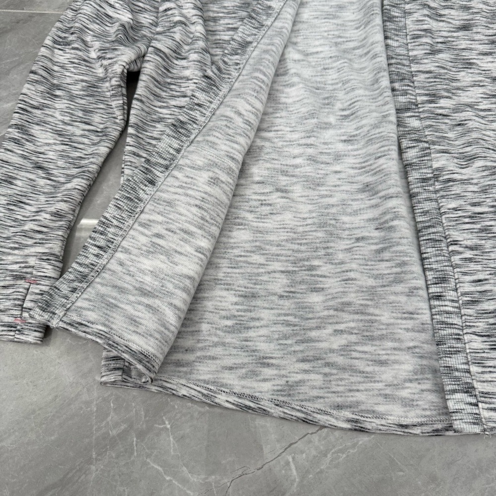 Girls' Champion C9 Open Front Heathered Hooded Jacket Thumbholes Large 10-12 - Picture 7 of 16